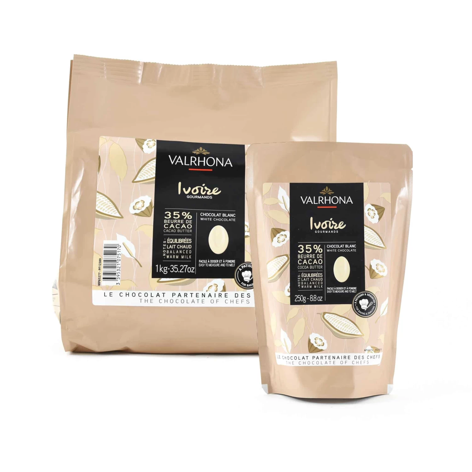 Valrhona Ivoire White Chocolate Chips 3 Valrhona Ivoire White Chocolate Chips