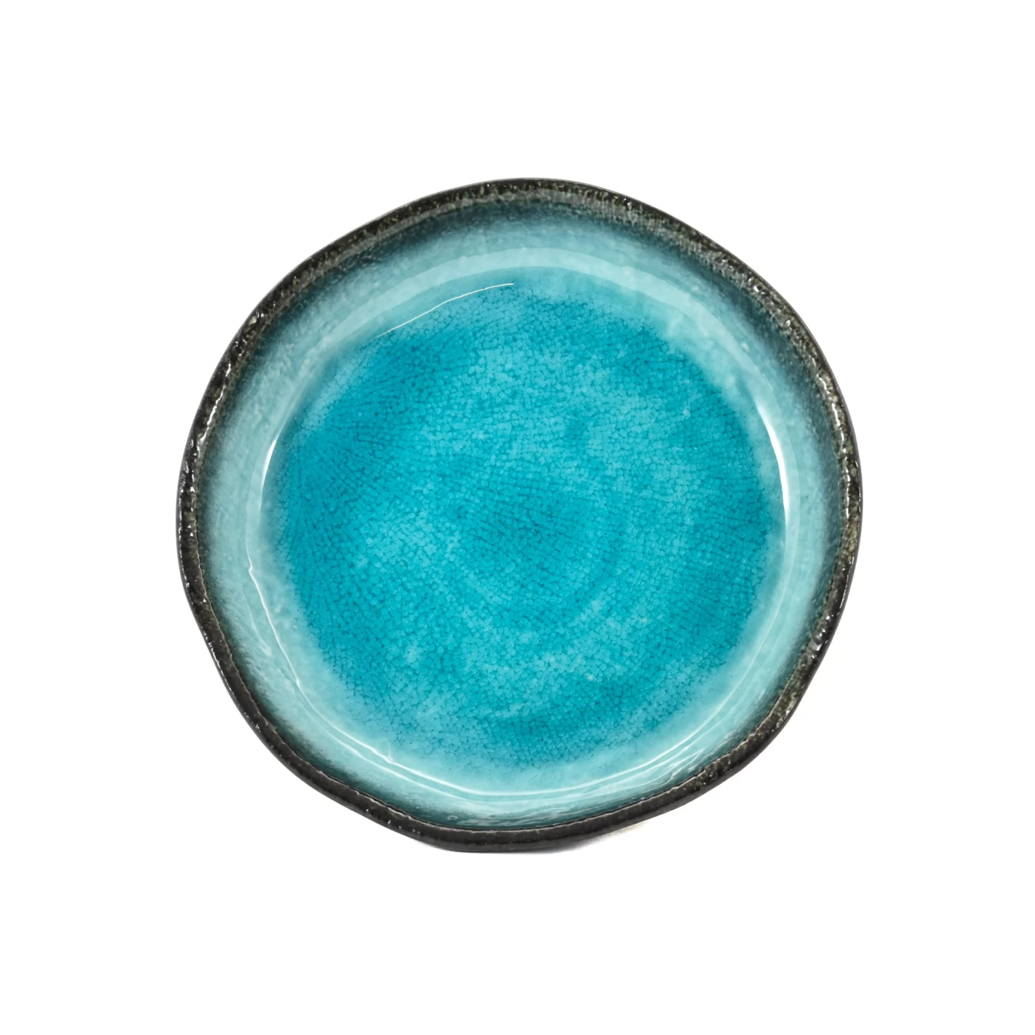 Turquoise Large Round Dish 21.5cm Dia X 4cm High 6 Turquoise Large Round Dish 21.5cm Dia X 4cm High - Image 4