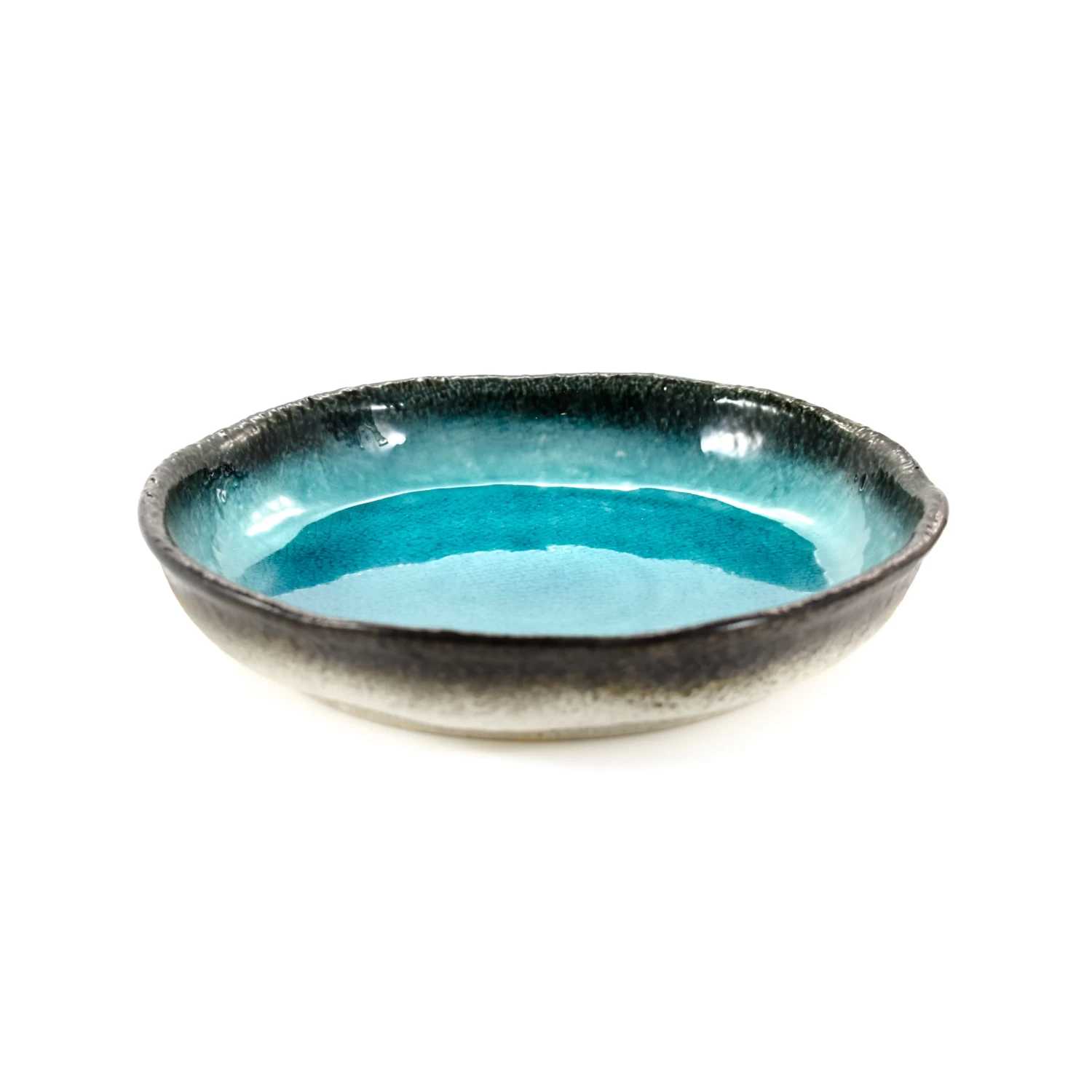 Turquoise Large Round Dish 21.5cm Dia X 4cm High 3 Turquoise Large Round Dish 21.5cm Dia X 4cm High