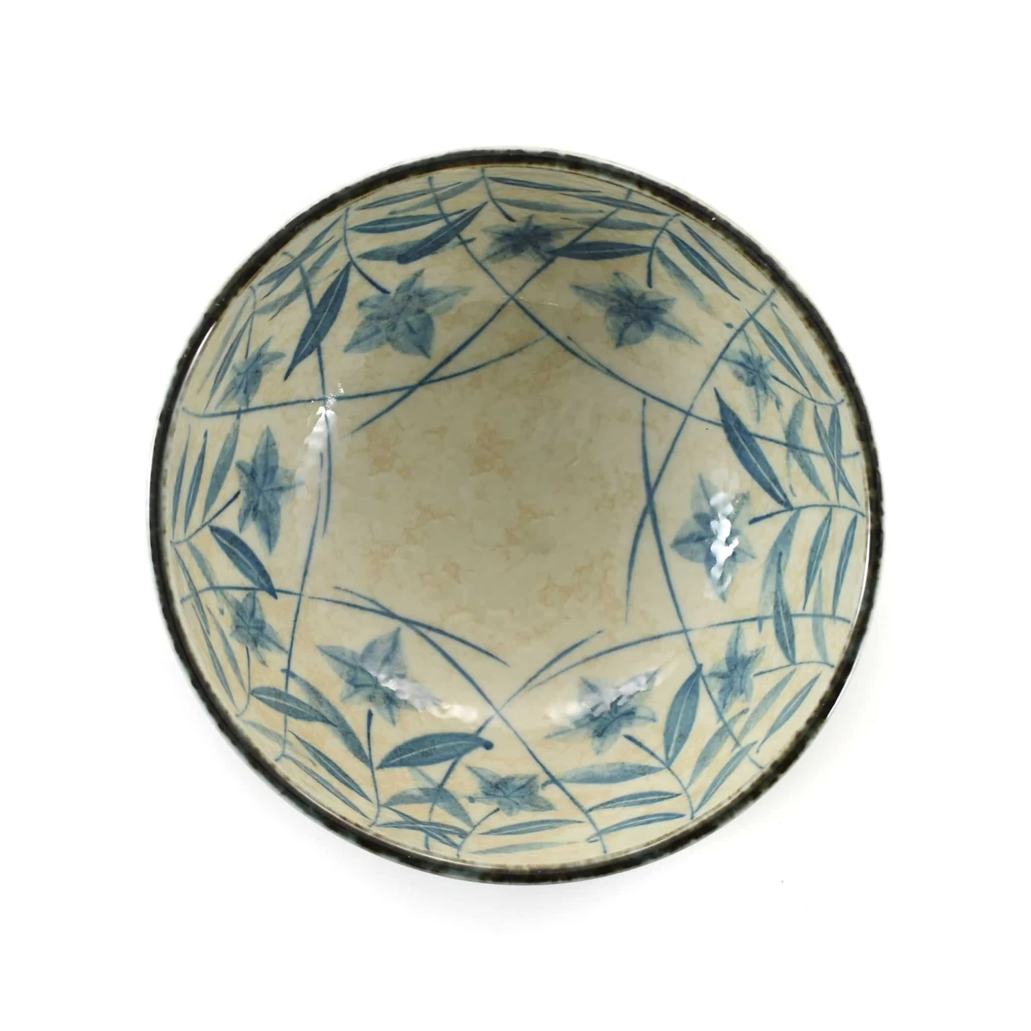 Kikyo Flower Ramen Bowl 17cm Dia X 9cm 4 Kikyo Flower Ramen Bowl 17cm Dia X 9cm - Image 2