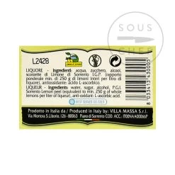 Villa Massa Limoncello 500ml -Kitchen Serie Store BE0007 VillaMassaLimoncello500ml 1 2