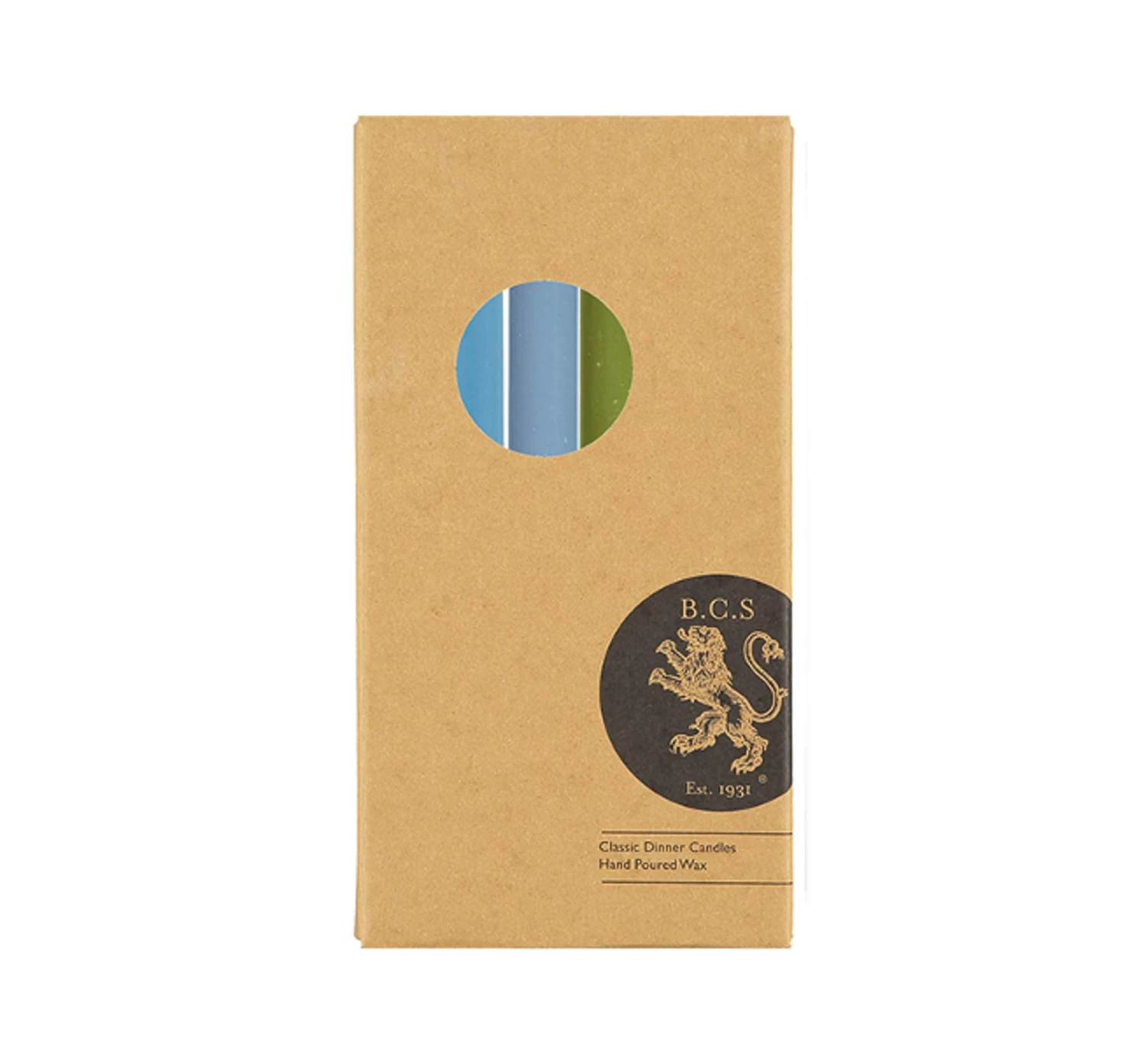 Set Of 6 Blue Green Assorted Candles 4 Set Of 6 Blue Green Assorted Candles - Image 2