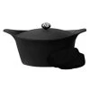 Cookut Multifunction Dutch Oven With Pot Holders, Black