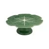 Bordallo Pinheiro Green Cabbage Cake Stand 31cm -Kitchen Serie Store DC0181BordalloPinheiroGreenCabbageCakeStand31cm