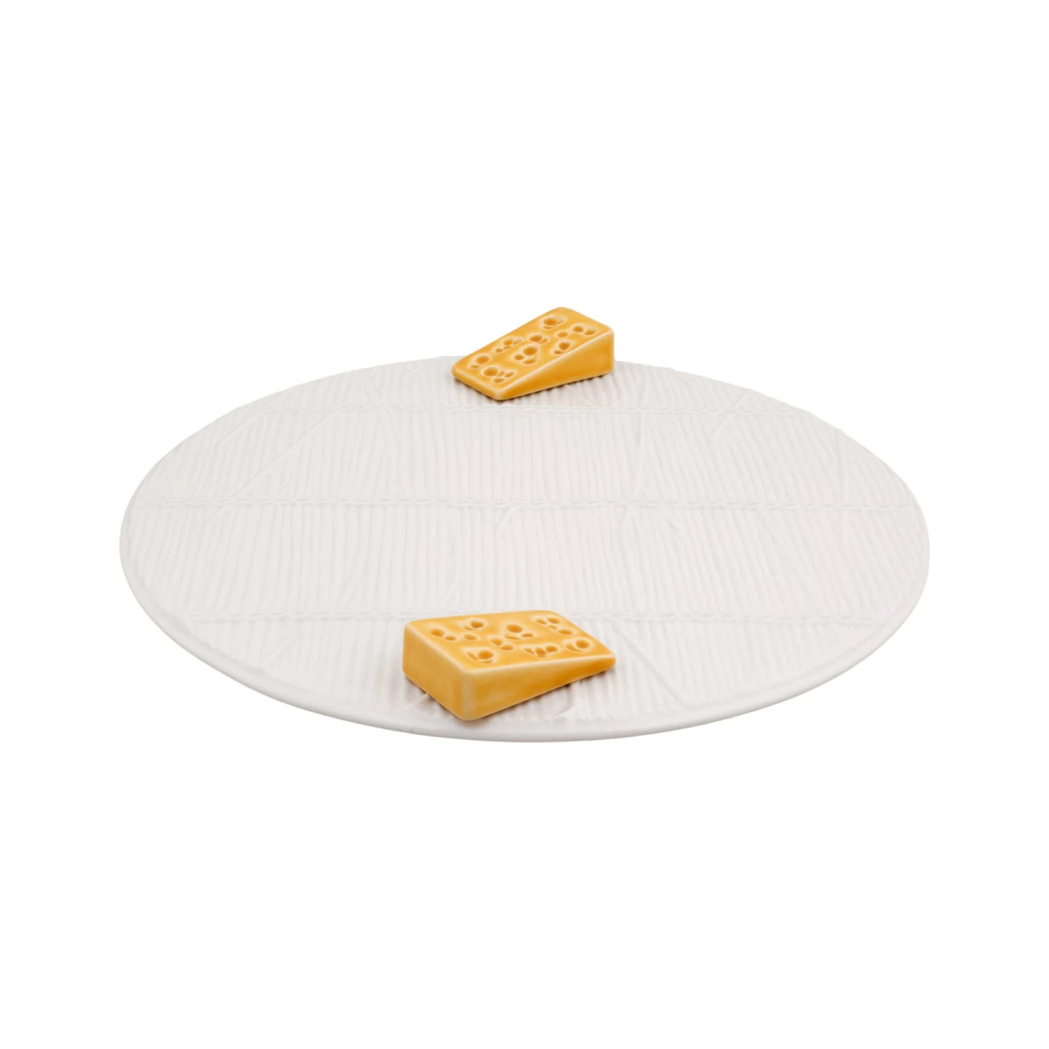 Bordallo Pinheiro White Cheese Tray With Yellow Cheese 3 Bordallo Pinheiro White Cheese Tray With Yellow Cheese
