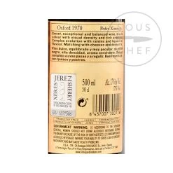 Dios Baco Pedro Ximenez Sherry 500ml -Kitchen Serie Store DL0077 DiosBacoPedroXimenezSherry 1
