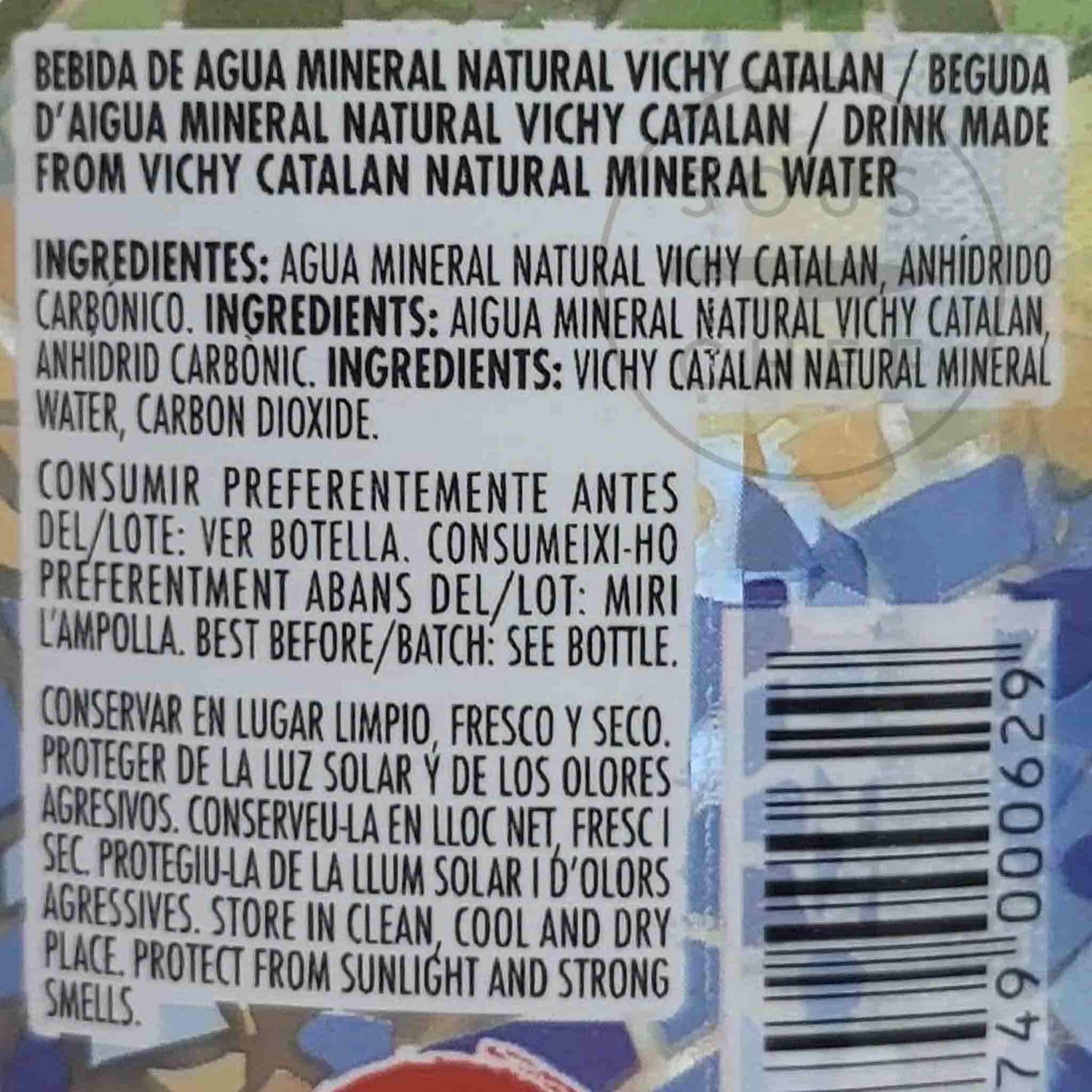 6x Vichy Catalan Sparkling Mineral Water, 1.2 Litre 4 6x Vichy Catalan Sparkling Mineral Water, 1.2 Litre - Image 2