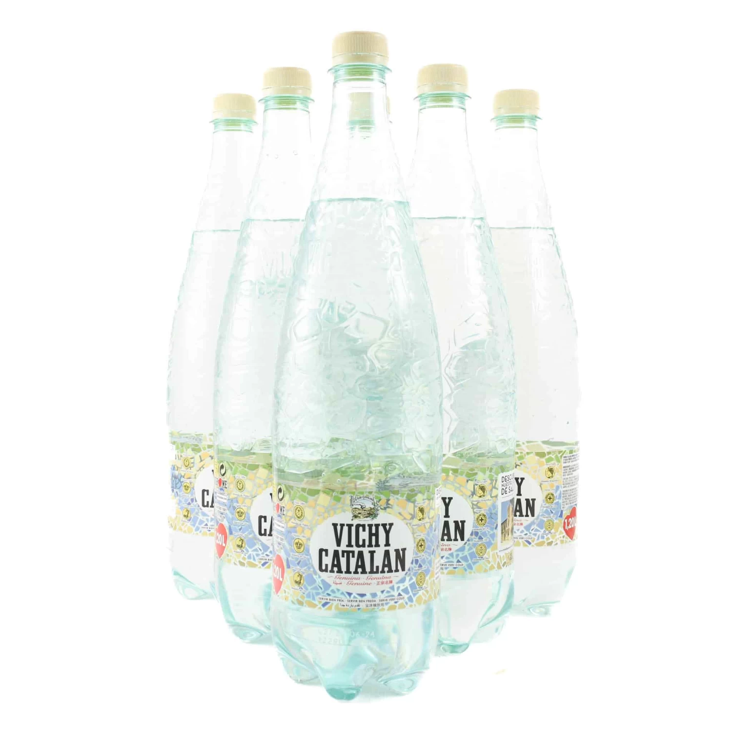 6x Vichy Catalan Sparkling Mineral Water, 1.2 Litre 3 6x Vichy Catalan Sparkling Mineral Water, 1.2 Litre