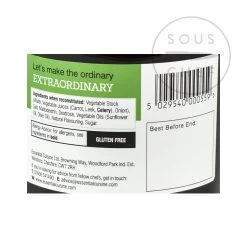 Essential Cuisine Vegetable Glace 600g -Kitchen Serie Store EC0019 Essential Cuisine Vegetable Glace nutrition 2