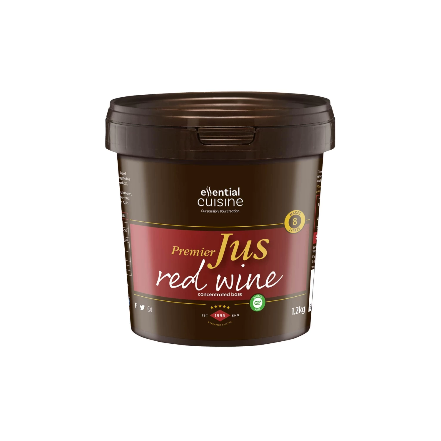 Essential Cuisine Premier Red Wine Jus 1.2kg 3 Essential Cuisine Premier Red Wine Jus 1.2kg