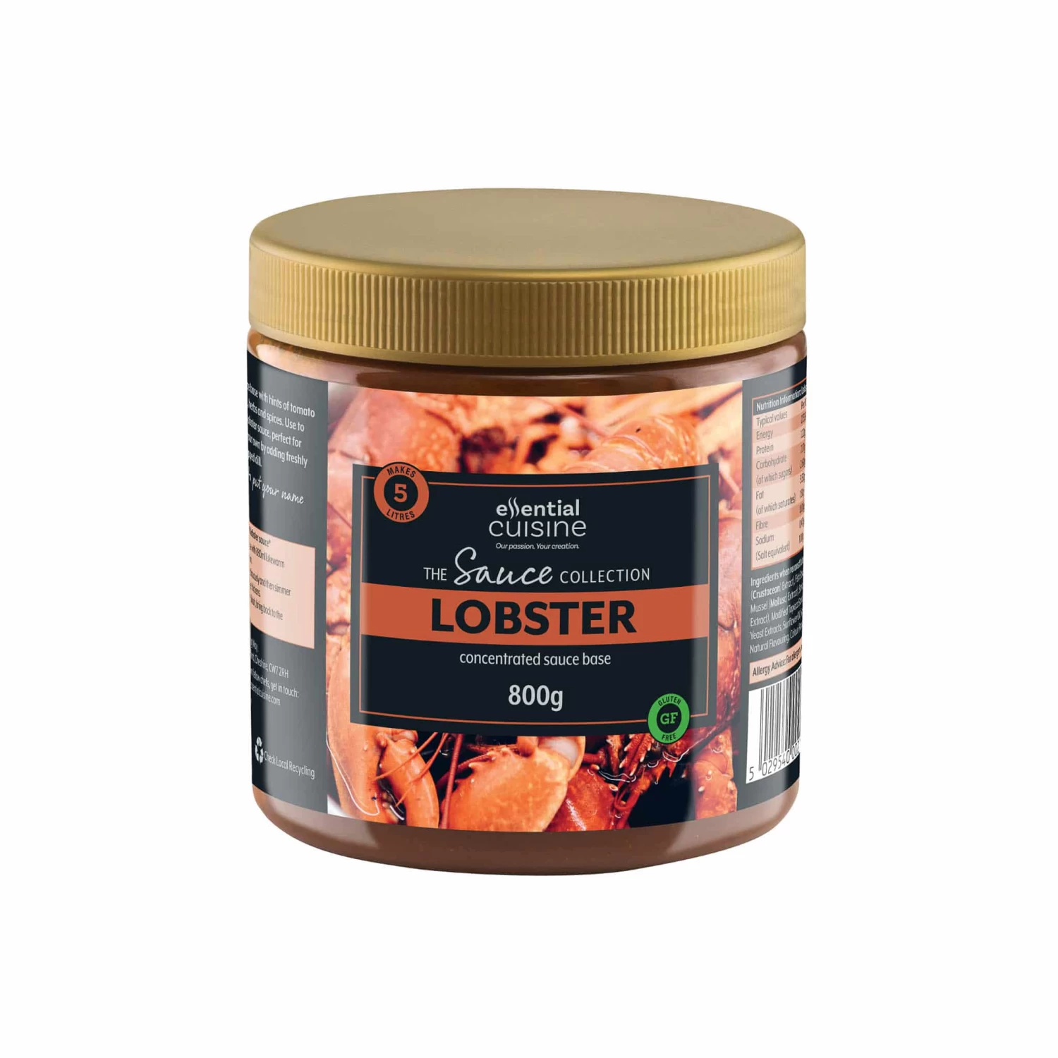 Essential Cuisine Savoury Lobster Sauce 800g 3 Essential Cuisine Savoury Lobster Sauce 800g