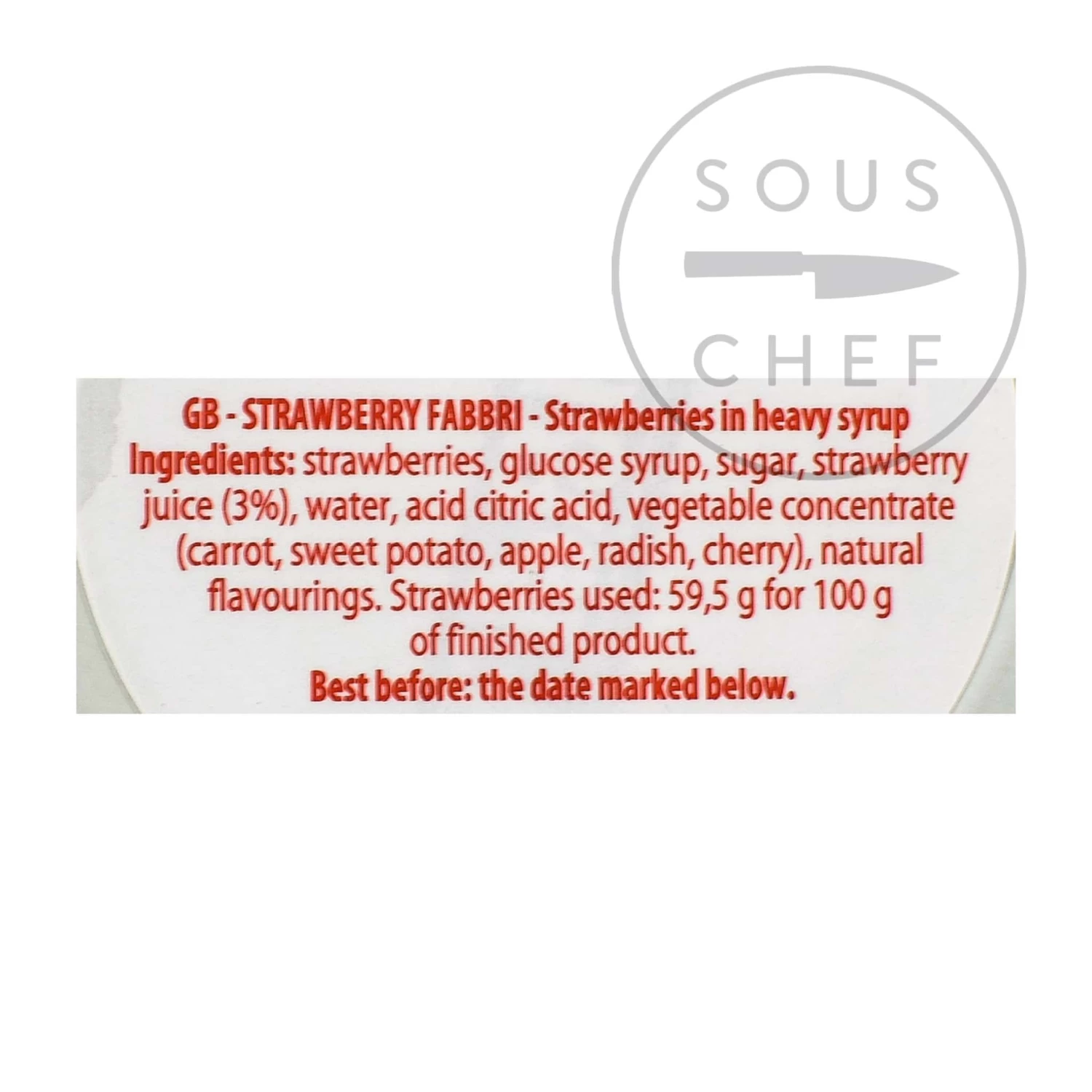 Fabbri Candied Wild Strawberries In Syrup 600g 4 Fabbri Candied Wild Strawberries In Syrup 600g - Image 2