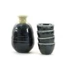 Blue Glaze Sake Set -Kitchen Serie Store EM0037 DarkBlueSakeSet