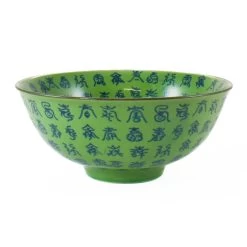 Taixian Ceramic Noodle Bowl, 16cm -Kitchen Serie Store EM0104AGreenChineseCeramicNoodleBowl 16cm