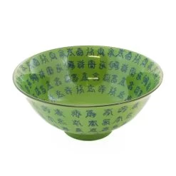 Taixian Ceramic Noodle Bowl, 16cm -Kitchen Serie Store EM0104BGreenChineseCeramicNoodleBowl 19cmtop