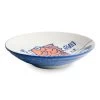 Japanese Fish Shallow Bowl, 21.5cm -Kitchen Serie Store EM0136JapaneseFishShallowBowl