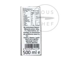 Frantoio Muraglia Medium Extra Virgin Olive Oil In Limited Edition 'Mother Nature' Terracotta 500ml -Kitchen Serie Store FR0018 LimitedEditionMediumFruityExtraVirginOliveOilinGaballoTerracottaBottle500ml nutrition