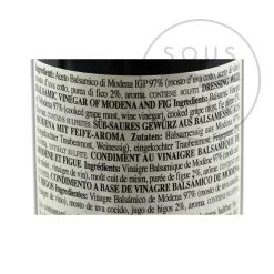 Giuseppe Giusti Infused Balsamic Vinegar Collection - Truffle, Fig & Raspberry 8 Giuseppe Giusti Infused Balsamic Vinegar Collection - Truffle, Fig & Raspberry -Kitchen Serie Store GI0007 GiuseppeGiustiInfusedBalsamicVinegarCollection Truffle Fig Raspberry nutrition 2