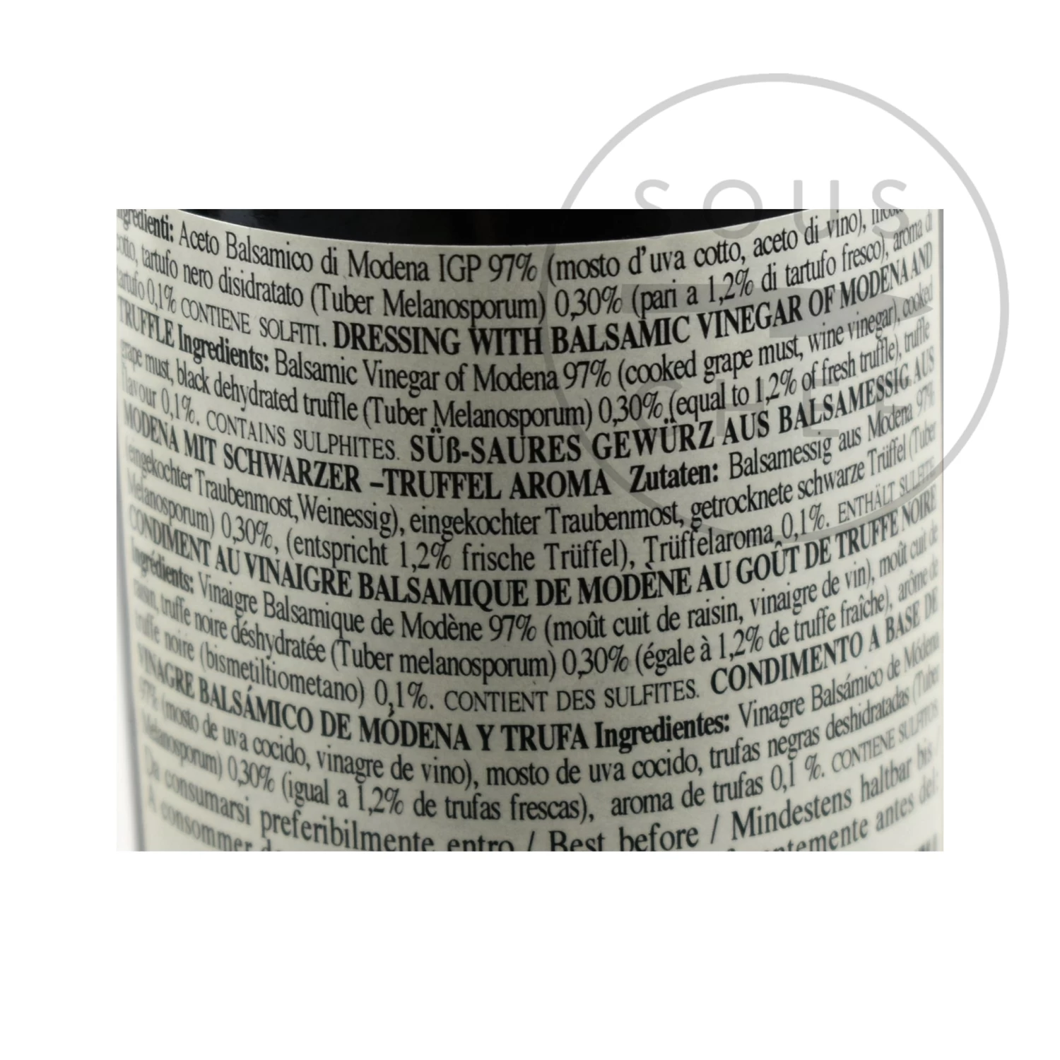 Giuseppe Giusti Infused Balsamic Vinegar Collection - Truffle, Fig & Raspberry 6 Giuseppe Giusti Infused Balsamic Vinegar Collection - Truffle, Fig & Raspberry - Image 4