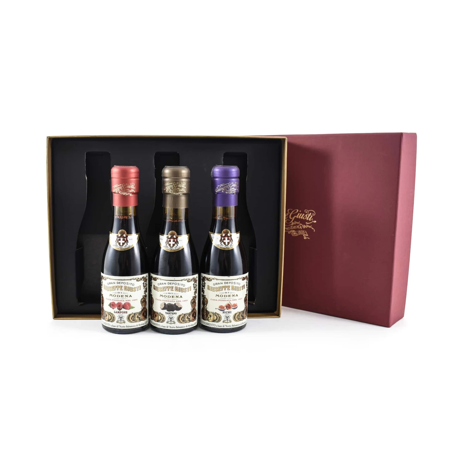 Giuseppe Giusti Infused Balsamic Vinegar Collection - Truffle, Fig & Raspberry 3 Giuseppe Giusti Infused Balsamic Vinegar Collection - Truffle, Fig & Raspberry