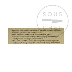Giuseppe Giusti Single Wood Aged Balsamic Vinegar Collection -Kitchen Serie Store GI0008 GiuseppeGiustiSingleWoodAgedBalsamicVinegarCollection nutrition