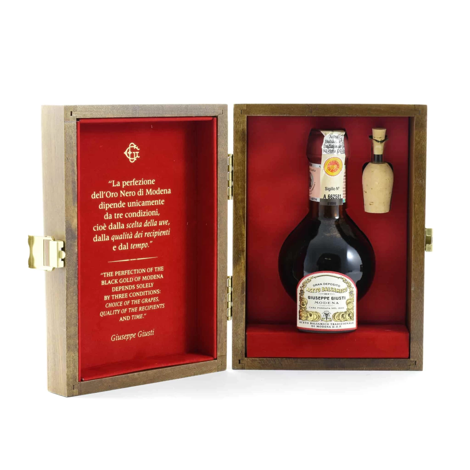 Giuseppe Giusti Balsamic Vinegar Of Modena DOP - Affinato 12 Year Aged 3 Giuseppe Giusti Balsamic Vinegar Of Modena DOP - Affinato 12 Year Aged