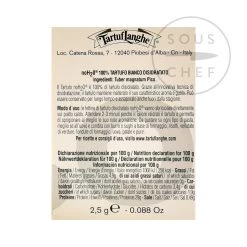 Freeze-Dried Alba White Truffle 2.5g -Kitchen Serie Store GU0236 Freeze DriedAlbaWhiteTruffle 2