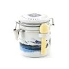 Halen Mon Pure Sea Salt In Watercolour Ceramic Jar, 100g -Kitchen Serie Store HL0003 HalenMonPureSeaSaltinWatercolourCeramicJar100g