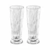 Koziol Large 'Unbreakable Glass' Beer Glasses, Set Of 2