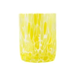 Murano Glass Tumbler, Yellow -Kitchen Serie Store IA0001MuranoGlassTumbler Yellow ProductFrontLarge 2