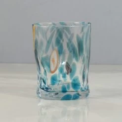 Murano Glass Tumbler, Aquamarine -Kitchen Serie Store IA0002MuranoGlassTumbler Aquamarine