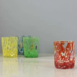 Murano Glass Tumbler, Orange -Kitchen Serie Store IA0004MuranoGlassTumbler Orange2