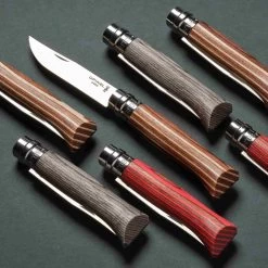 Opinel Brown Birch Sandvik Folding Knife -Kitchen Serie Store IC0077 OpinelBrownBirchSandvikFoldingKnife LS1