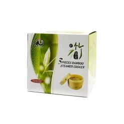 Bamboo Steamer In Gift Box -Kitchen Serie Store ID1101A BambooSteamerInGiftBox6 box