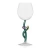 Ichendorf Milano Pink Fish And Seaweed Wine Glass, 350ml -Kitchen Serie Store IM0090IchendorfMilanoPinkFishandSeaweedWineGlass 350ml