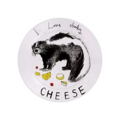 I Love Stinky Cheese Side Plate, 20cm