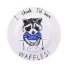 I Think I'll Have Waffles! Side Plate, 20cm -Kitchen Serie Store JB0025 IthinkI llhaveWaffles SidePlate20cm