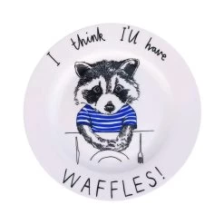 I Think I'll Have Waffles! Side Plate, 20cm