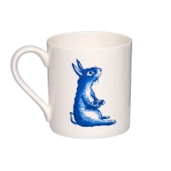Blue Rabbit With Macaroons Mug, 300ml