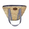 Sac De Plage Riviera Blue Stripe Picnic Tote, 4 Person