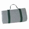Green Gingham Picnic Blanket