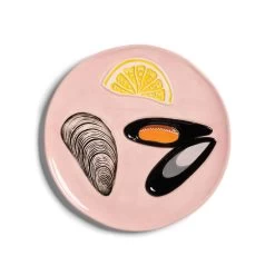 & Klevering Set Of 4 Assorted Seafood Side Plates, 16cm -Kitchen Serie Store KG0013Setof4AssortedSeafoodSidePlates 16cm3