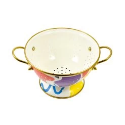 Abstract Enamel Colander, 22cm -Kitchen Serie Store KP0025 Abstract Enamel Colander top