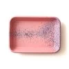 Splatter Fest Enamel Roasting And Serving Dish, Pink