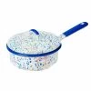 Blue Dot Enamel Saute Pan With Lid, 16cm -Kitchen Serie Store KP0089BlueDotEnamelSautePanwithLid 16cm