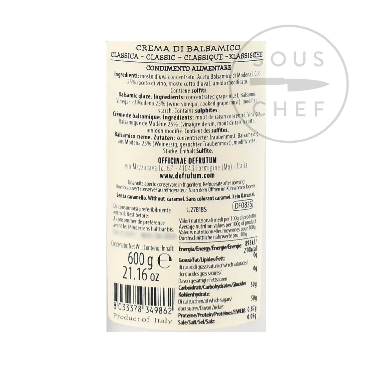 Classic Balsamic Glaze 600g 4 Classic Balsamic Glaze 600g - Image 2