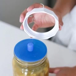 Masontops Wide Mouth Tough Bands, Set Of 4 -Kitchen Serie Store MJ0002MasontopsWideMouthToughBands Setof4Life2