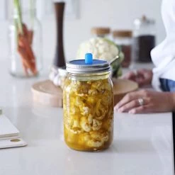 Masontops Wide Mouth Pickle Pipes, Set Of 4 -Kitchen Serie Store MJ0004MasontopsWideMouthPicklePipes Setof4Life2