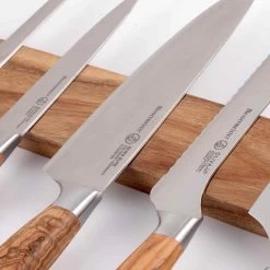 Messermeister Acacia Wood Magnetic Knife Rail, 45cm -Kitchen Serie Store MK0041MessermeisterAcaciaWoodMagneticKnifeRail 45cm1