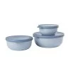 Mepal Cirqula Round 3 Piece Set, Nordic Blue